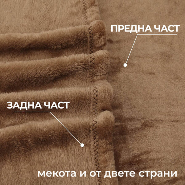 Kafyavo-2 Пухкаво одеяло в кафяво ХИТ 200/210